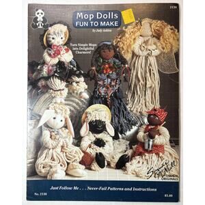 Suzanne McNeill Design Originals "Mop Dolls" Fun to Make No, 2138 vn